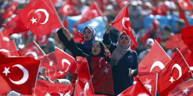 Turkey’s Erdogan Stages Mass Rally in Show of Strength after Coup Attempt